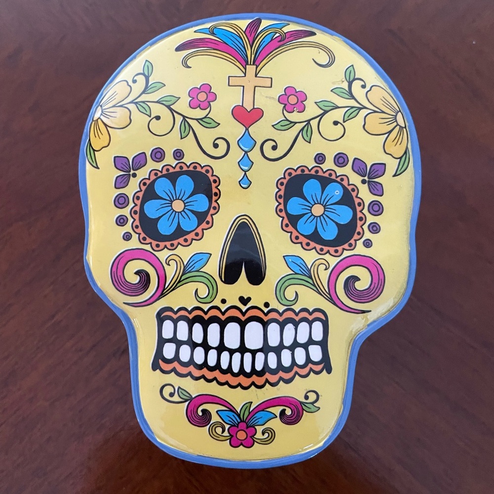 Sugar Skull Trinket Box